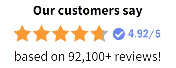 Average customer rating of 4.6 out of 5 stars