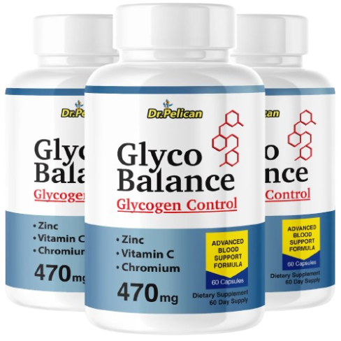 Three bottles of GlycoBalance